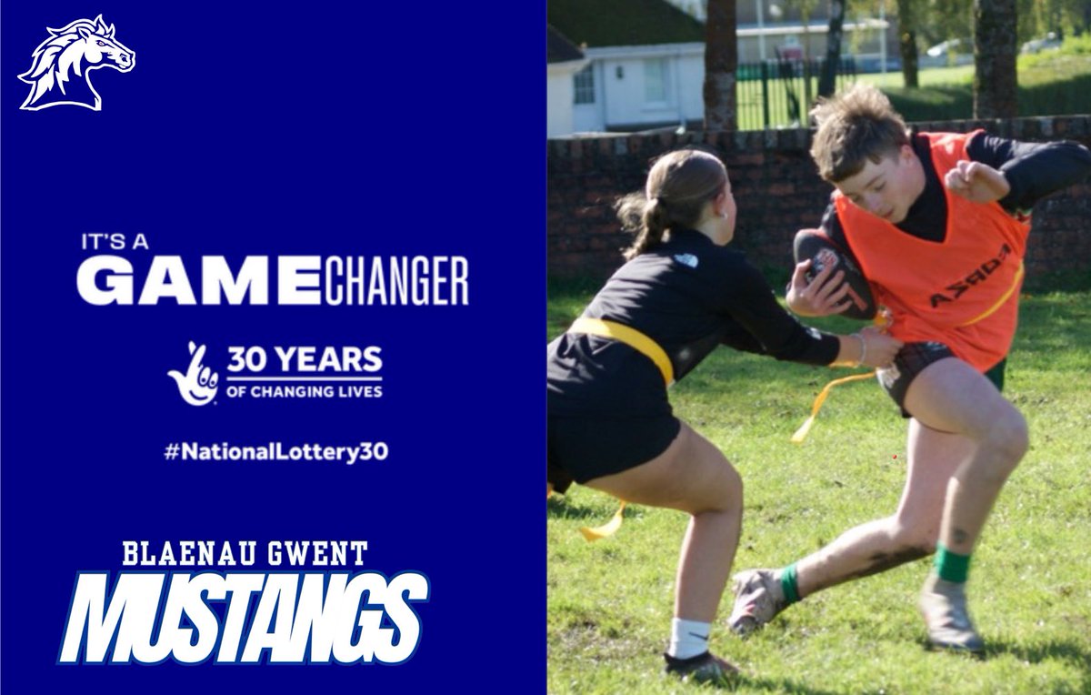 Blaenau Gwent Mustangs (@bgmustangsflag) on Twitter photo Diolch to <a href="/LottoGoodCauses/">National Lottery Good Causes</a> and <a href="/sportwales/">Sport Wales</a> for supporting our club this year!
#NationalLottery30 #ThankstoYou Diolch to <a href="/LottoGoodCauses/">National Lottery Good Causes</a> and <a href="/sportwales/">Sport Wales</a> for supporting our club this year!
#NationalLottery30 #ThankstoYou
