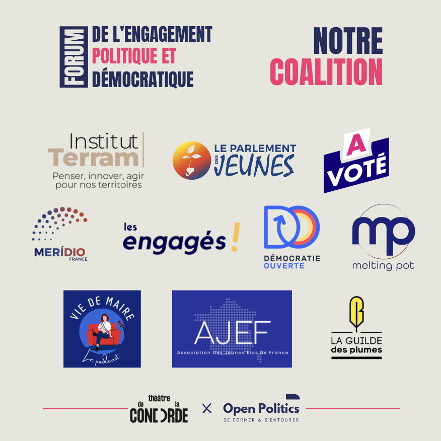 Démocratie Ouverte (@demouverte) on Twitter photo DO est fière de soutenir l’initiative du Forum de l'engagement politique et démocratique organisé par <a href="/OpenPolitics4/">Open Politics</a> au Théâtre de la Concorde ! ✊🌍
RDV le 30/11 pour débattre et construire l’avenir de notre démocratie !
📅 Réservez vos places ici : bit.ly/4fxRy5K DO est fière de soutenir l’initiative du Forum de l'engagement politique et démocratique organisé par <a href="/OpenPolitics4/">Open Politics</a> au Théâtre de la Concorde ! ✊🌍
RDV le 30/11 pour débattre et construire l’avenir de notre démocratie !
📅 Réservez vos places ici : bit.ly/4fxRy5K