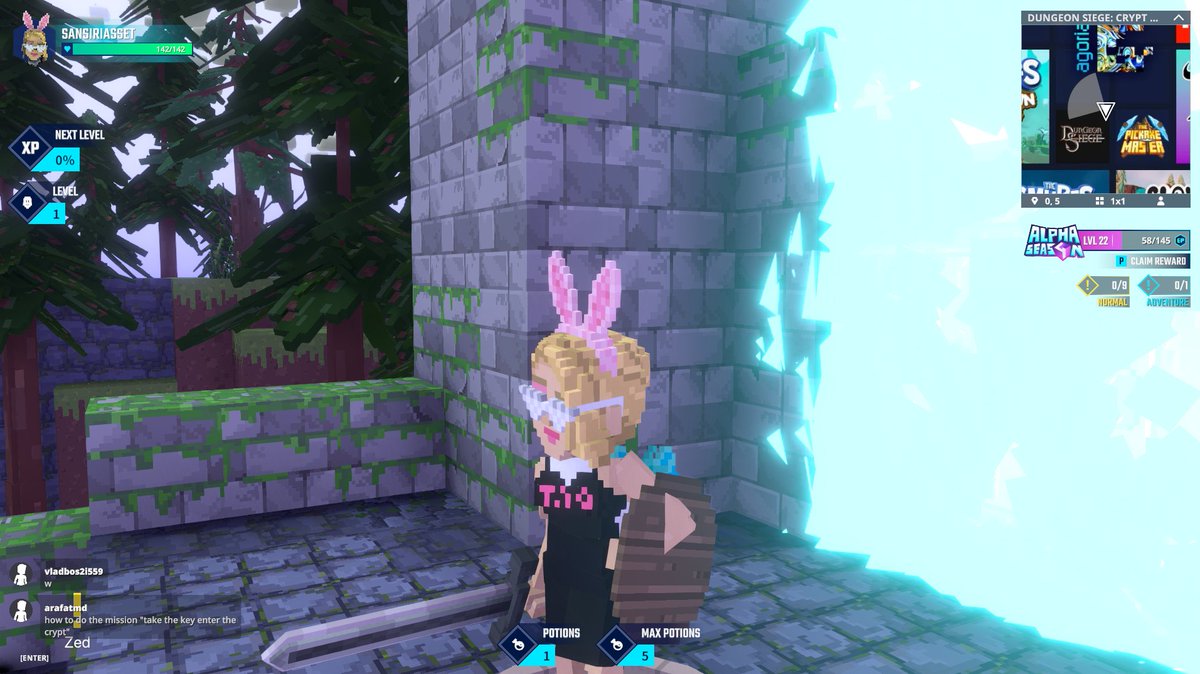 Himurabut's tweet photo. Face to face with the Gargoyle Boss in Crypt of the Sacred Blood in @TheSandboxGame. Wish me luck in this epic showdown! 🗿⚔️ @SquareEnix https://t.co/U8S8tokuDw #TheSandbox #AlphaSeason4 #AS4SocialChallenge https://t.co/U18ErDRjpg