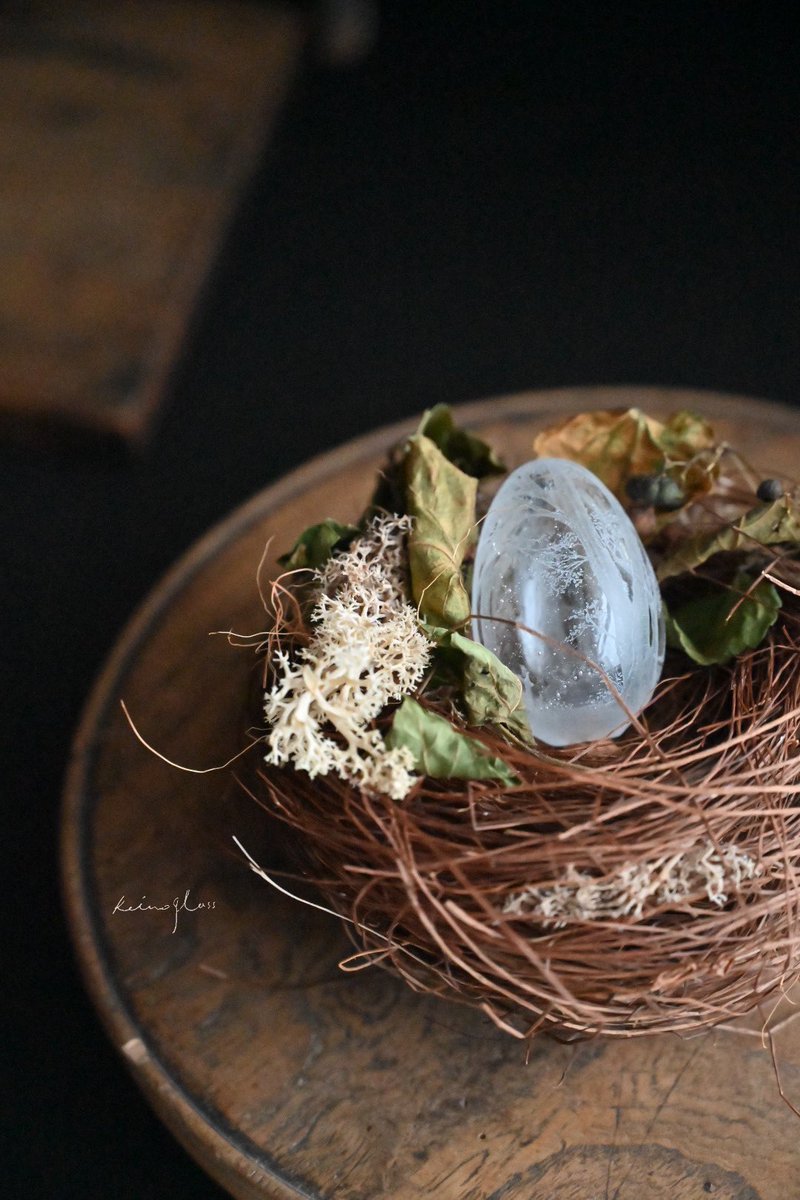 egg object 

Bird's nest …  ombrage  
　　　　　　　<a href="/ichi1maru3/">ombrage</a> 
………
keino glass  個展 

12/9-12/15(日) ※12(close)
Open 11:00~17:00

at  on me pense 

初日のみ予約制

美しい巣と共に是非ご覧いただきたいです。