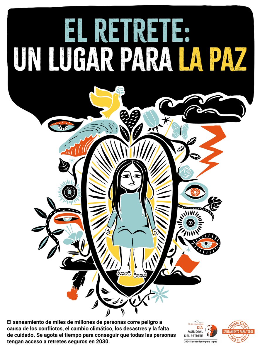 19/11 Día Mundial del Retrete 🌍🇺🇳
Según datos de la ONU 3.500 millones de personas siguen sin servicios de saneamientos y este año los mensajes clave son:
  El retrete es un lugar para la paz
  El retrete es un lugar de protección
  El retrete es un lugar para el progreso