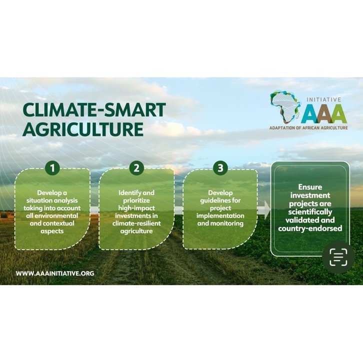 #DidYouKNow@AAAInitiativehas worked with 7 African countries (Morocco, Côte d'Ivoire, Mali, Cameroon, Ghana, Burkina Faso, and Republic of Congo) on developing climate-smart investment plans in partnership with@WorldBankand@ndcpartnership@BMZ_Bund@AFD_France