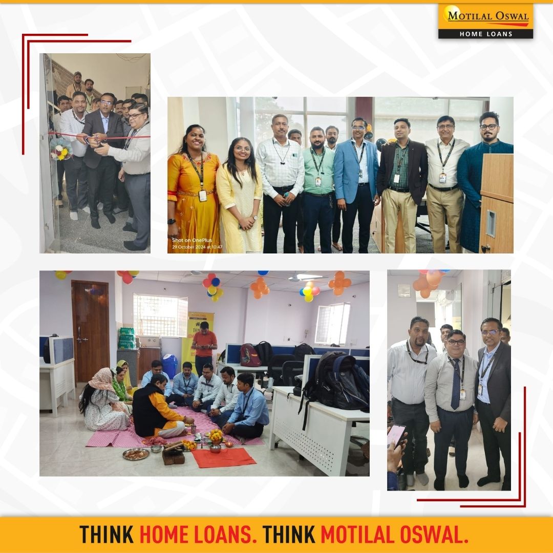MotilalOswalHF's tweet photo. Motilal Oswal Home Finance Ltd. is happy to announce the opening of our new branch in Ghaziabad.🎉

#ThinkHomeLoansThinkMotilalOswal #HomeLoans #Loans #MOHF #quickprocess #branch #launch #ghaziabad https://t.co/6Z4HJjdpCe