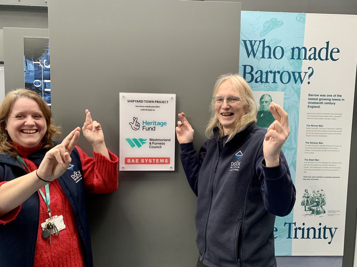 Dock Museum (@dockmuseum) on Twitter photo This is all #ThanksToYou 🥰
Happy 30th to our friends from <a href="/HeritageFundUK/">The National Lottery Heritage Fund</a> <a href="/HeritageFundNOR/">The National Lottery Heritage Fund North</a> <a href="/lsutherland/">Louise Sutherland</a>
#shipyardtown is an amazing project.
By the way, it is also our 30th 😉
<a href="/WandFCouncil/">Westmorland and Furness Council</a> <a href="/BAES_Maritime/">BAE Systems Maritime</a> <a href="/WandFCThrivComm/">Westmorland & Furness Housing-Thriving Communities</a> This is all #ThanksToYou 🥰
Happy 30th to our friends from <a href="/HeritageFundUK/">The National Lottery Heritage Fund</a> <a href="/HeritageFundNOR/">The National Lottery Heritage Fund North</a> <a href="/lsutherland/">Louise Sutherland</a>
#shipyardtown is an amazing project.
By the way, it is also our 30th 😉
<a href="/WandFCouncil/">Westmorland and Furness Council</a> <a href="/BAES_Maritime/">BAE Systems Maritime</a> <a href="/WandFCThrivComm/">Westmorland & Furness Housing-Thriving Communities</a>