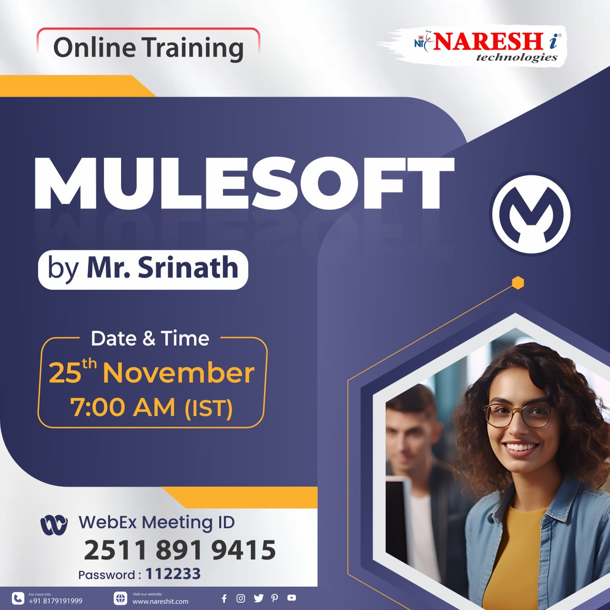 nareshitech's tweet image. 📷Join our MuleSoft  Training
📷 Registration Link: t.ly/mulesoft
📷New Batch Details:
Date: 25th November 2024
Time: 7:00 AM to 08:30 AM

#java #mulesoft #springboot #framework #loops #applications #XML #variables #JSON #dataintegration #IDEs #soap #restful