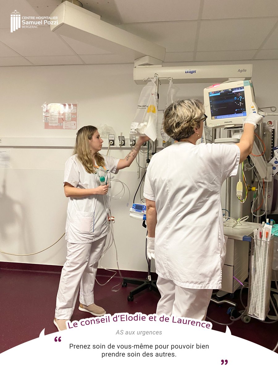 A l'occasion de la journée des aides-soignants (AS), découvrez des conseils confiés par les AS du CH de Bergerac.
Nous remercions l'ensemble des AS de l'hôpital de Bergerac pour leur travail au quotidien