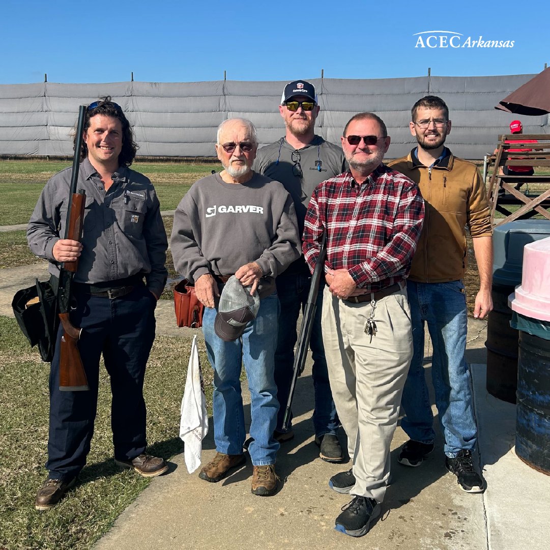 ACECArkansas's tweet photo. Thanks to our Trap Shoot Sponsors. What a great day!

Target Sponsor: @MBakerIntl 
Lunch Sponsor: Garver 
Pull Sponsors: McClelland Consulting Engineers, @PickeringFirm, @HNTBCorp, @KincoBuilds 
Other Sponsors: Cadence Insurance and @numarketingllc 

#arkansasengineers #engineer https://t.co/ogOLyCEQwM