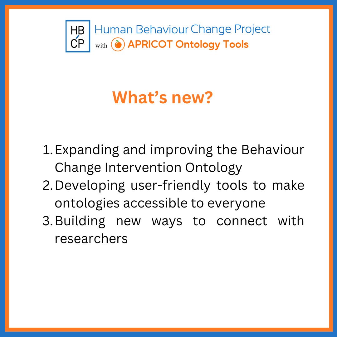 Human Behaviour Change - APRICOT tweet media
