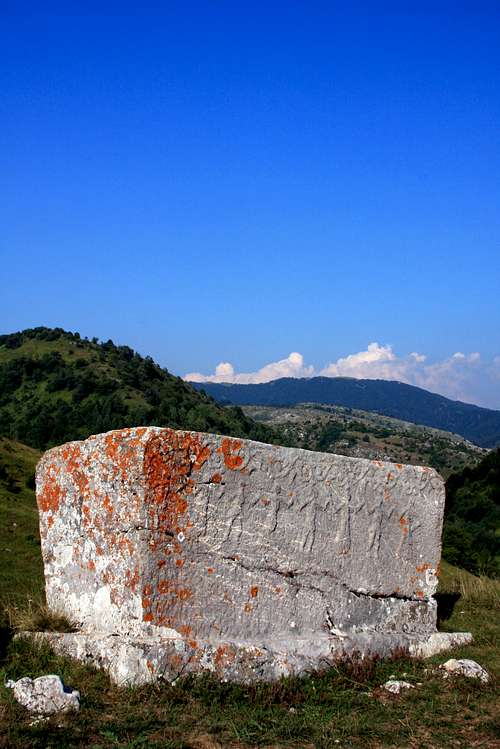 _Bosniaks's tweet photo. 👉 Dolovi #necropolis is located near #village Umoljani, #Bosnia and Herzegovina. #Gravestones are dated to the 13th and 14th century. Some of the #reliefs on the #stone are still visible, like this relief of #traditional #dance kolo, or #floral motif of #lilly. https://t.co/GQFJzksdyL