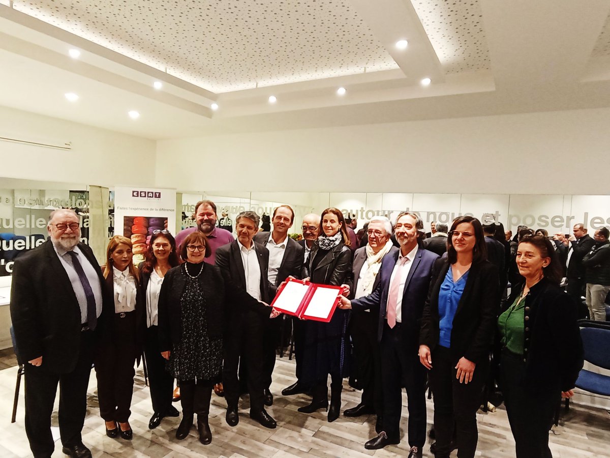 🎯 Vers une inclusion pro renforcée pour les personnes en situation de handicap
Ce lundi 18 novembre, signature de la convention cadre pluriannuelle de partenariat visant à intensifier la collaboration entre le Réseau pour l'Emploi et les ESAT.
<a href="/lecocqcharlotte/">Charlotte Parmentier Lecocq</a> 
#SEEPH2024