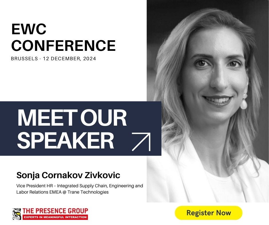 #MeetTheSpeaker: Sonja Cornakov Zivkovic

Sonja will lead the workshop: The EWC and new technologies – Do you or will you use them? Which ones and why?

👉 Register now to secure your spot: presencegroup.eu/en/ewc-confere…

#EuropeanWorksCouncil #Conference2024