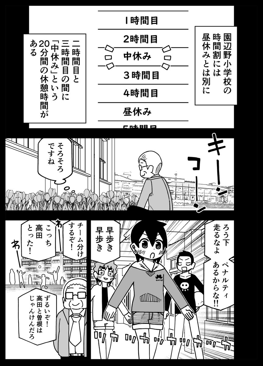 小学生の中休み #転校生がグイグイくる 