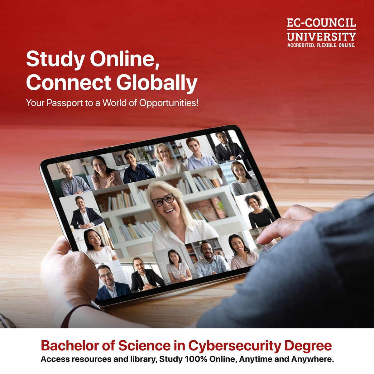 EC_Council_Univ's tweet image. Unlock your potential with a fully online and flexible degree program!
Study on your schedule, gain in-demand skills, and advance your career, all from wherever you are.

Ready to start your journey?
Enroll Now! tinyurl.com/2h7nb3a6

#GlobalCyberNetwork #StudyAnywhere