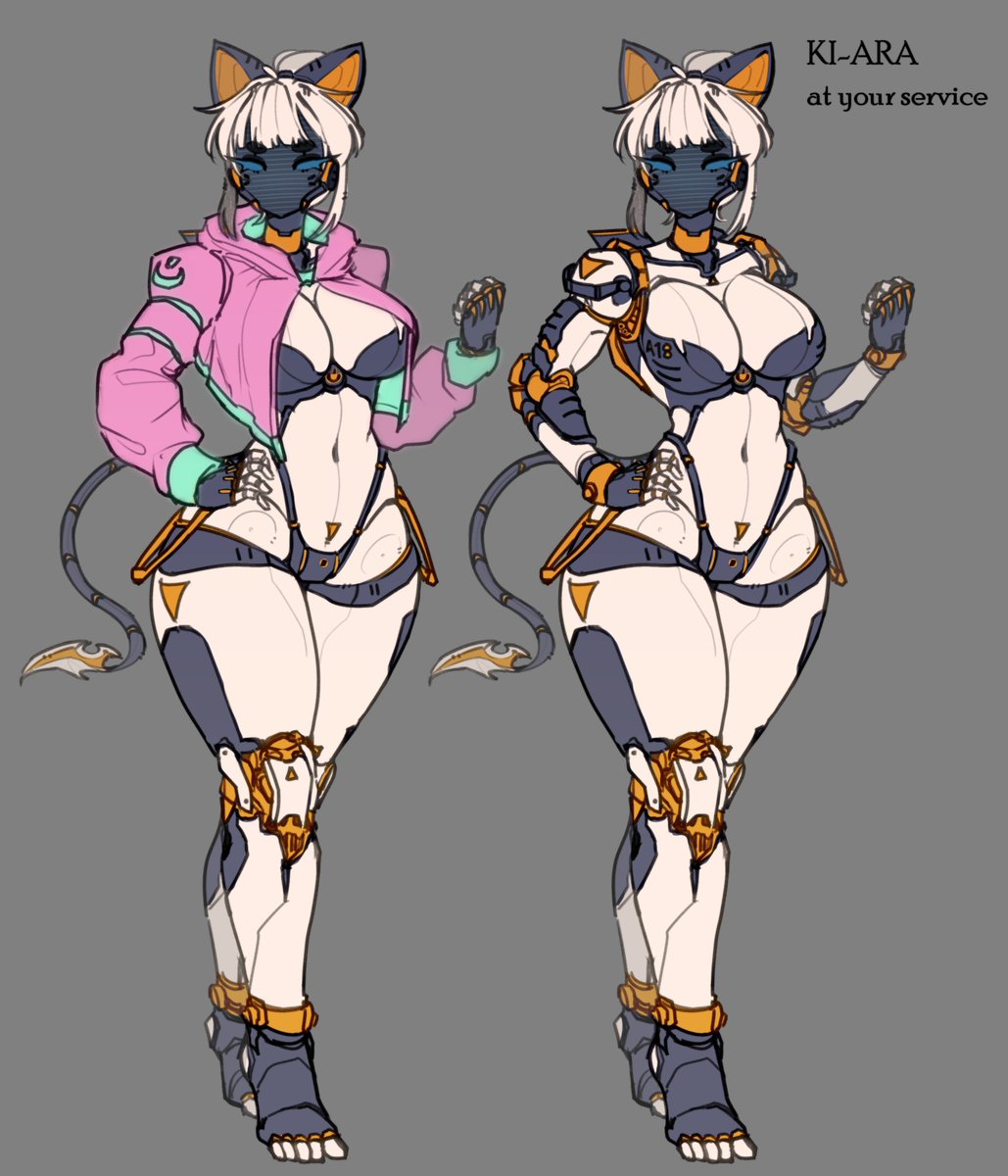 Warl_Granada's tweet photo. Hear me out... Robot Catgirl 😳 https://t.co/uNUlQVqxHO