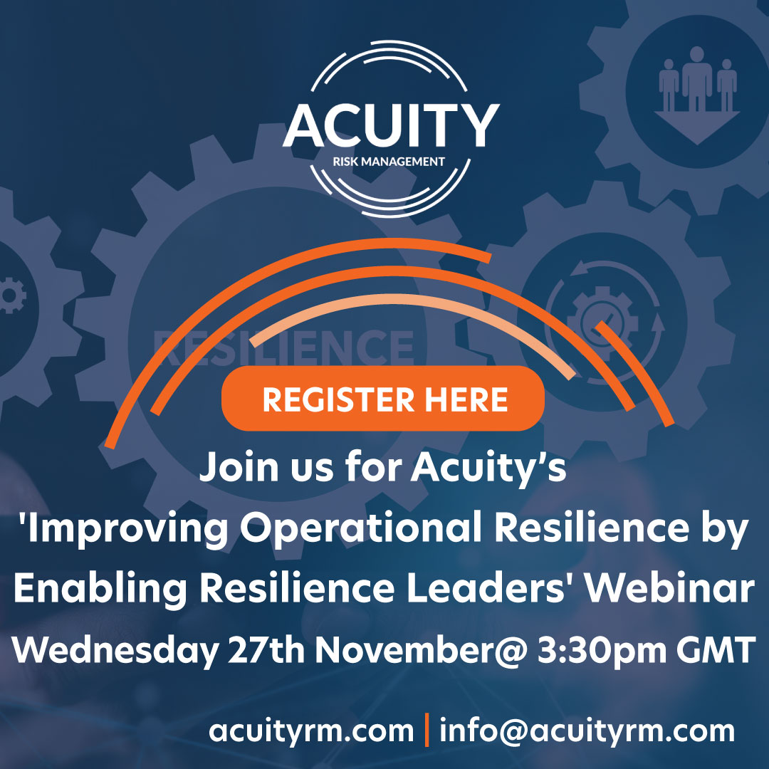 📊 The Hidden Costs of Fragmented GRC Management

📅 Wednesday, 27th November
⏰ 3 PM GMT

🎯Perfect for: Risk Managers, CISOs, and Compliance Officers

Register Now: attendee.gotowebinar.com/register/90122…

#RiskManagement #GRC #Cybersecurity #AcuityRM