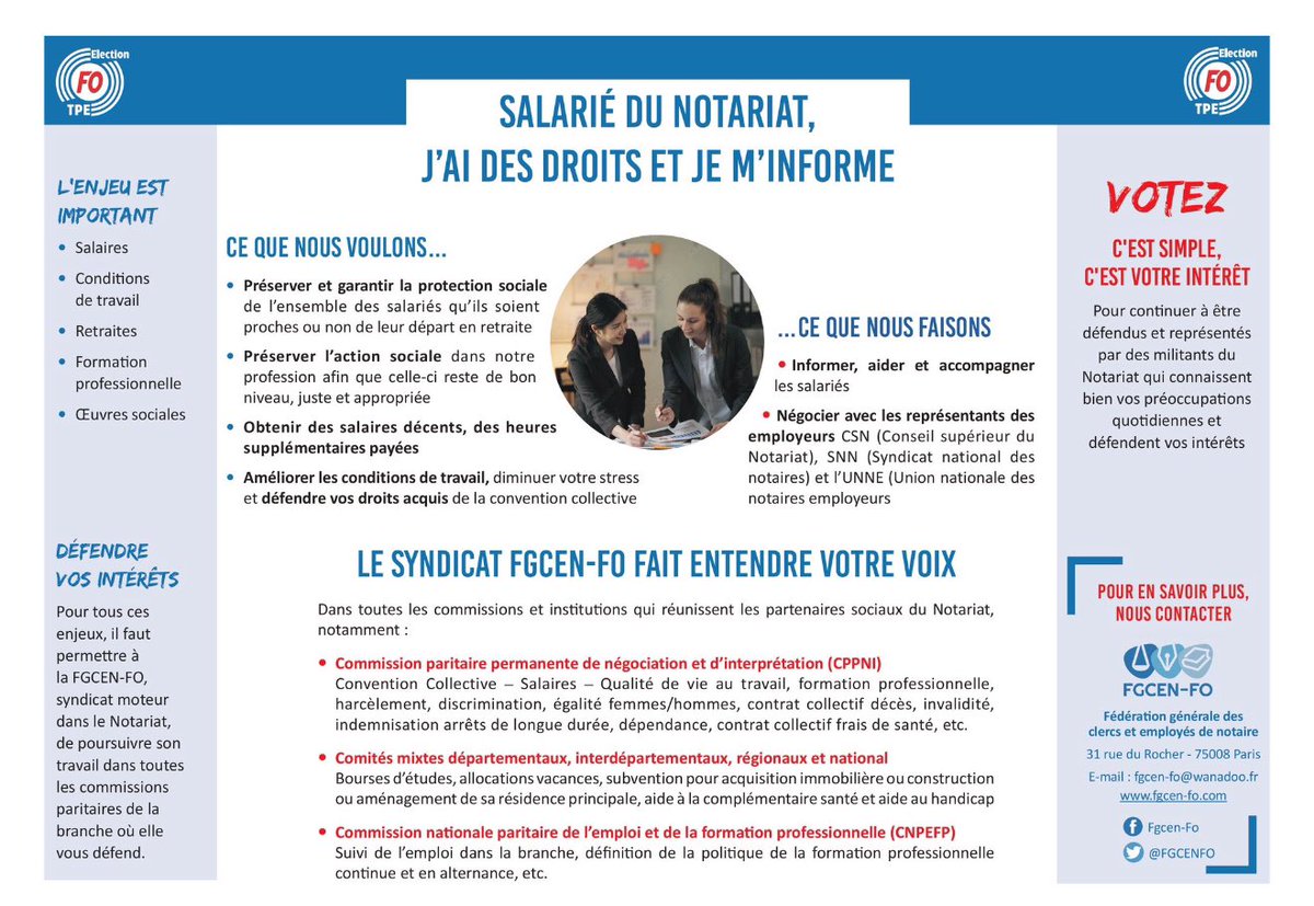 FECFO's tweet photo. Elections TPE - Salariés du notariat, votez FO !
#FO #FECFO 
https://t.co/gy9cFGHIBP… via @YouTube https://t.co/wmpoRfUuBR
