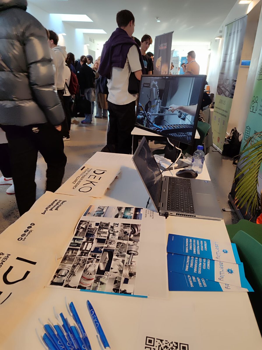 At ESTIA’s Forum des Métiers d’Avenir, IDEKO presented the LASERWAY project, connecting motivated students with internships, job opportunities, and career perspectives. Together, we’re shaping the future of innovation! #HorizonEurope #EngineeringFuture
Visit our LinkedIn for more