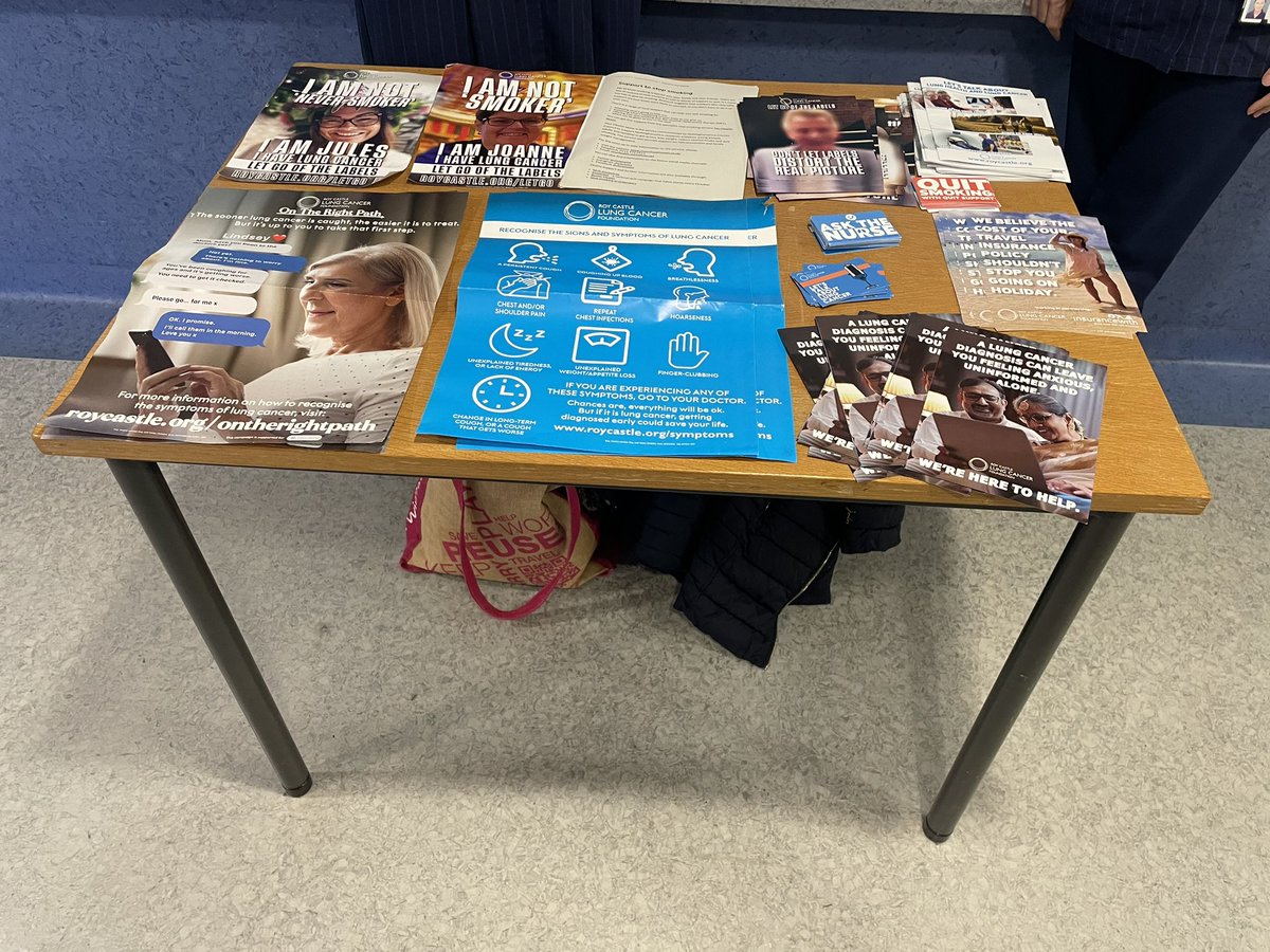 NUHLungCancer Nurses (@nuh_lcns) on Twitter photo The team are over at the main of entrance of QMC raising lung cancer awareness. Please come and say hello 👋 😊
<a href="/DRBLUNGS/">David Baldwin</a> <a href="/Roy_Castle_Lung/">Roy Castle Lung Cancer Foundation</a> <a href="/nottmhospitals/">Nottingham University Hospitals</a> The team are over at the main of entrance of QMC raising lung cancer awareness. Please come and say hello 👋 😊
<a href="/DRBLUNGS/">David Baldwin</a> <a href="/Roy_Castle_Lung/">Roy Castle Lung Cancer Foundation</a> <a href="/nottmhospitals/">Nottingham University Hospitals</a>