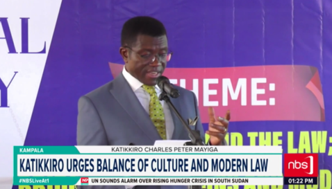 NBS Television (@nbstv) on Twitter photo The Buganda Premier, Charles Peter Mayiga, has called for a balance between culture and law to ensure justice.
He also urged the Ministry of Education to incorporate mother language education to preserve cultural values.
<a href="/LMushabe/">📚@Iam Lawrence</a>
#NBSLiveAt1 #NBSUpdates The Buganda Premier, Charles Peter Mayiga, has called for a balance between culture and law to ensure justice.
He also urged the Ministry of Education to incorporate mother language education to preserve cultural values.
<a href="/LMushabe/">📚@Iam Lawrence</a>
#NBSLiveAt1 #NBSUpdates