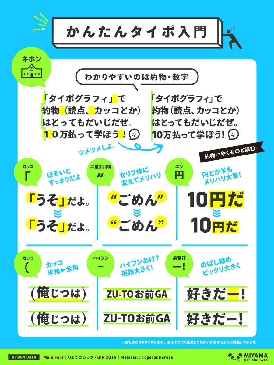 デザインを見たとき、プロorシロウトが一発でバレる場所をご存じでしょうか…ズバリ、
【文字】です！
デザインが良くても文字ガッタガタだと「テンプレ使ったのかな？」と思われてしまうかもしれません💦
オススメの厳選ポイントを15秒で読めるようまとめたので、見てくださいませ～😊