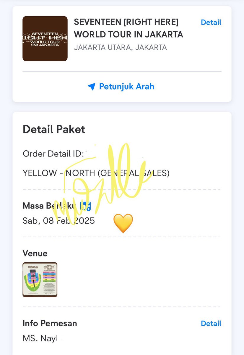 yang mau tiket SVT CAT 
YELLOW bisa komen ya gais.
no tipu, bisa COD jakarta/otspot
dm komen ya ges ya
#svt #seventeenworldtour #SEVENTEEN_RIGHT_HERE