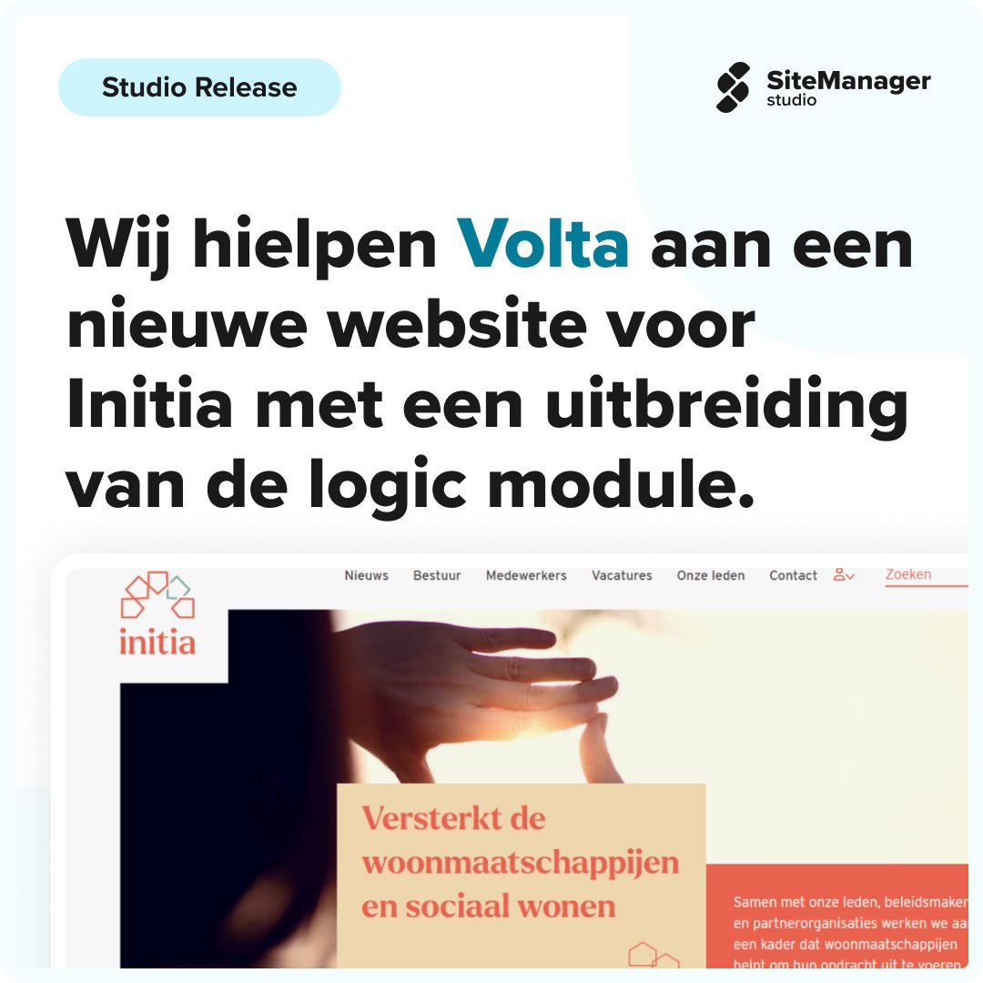 Een uitbreiding van de logic module voor Initia.

Samen met Volta brachten wij de nieuwe website voor Initia Vlaanderen tot leven. Hiervoor breidden we de Logic module wat uit, om zo de gebruikers van Initia de best mogelijke online-ervaring te geven!

Meer info in onze bio!