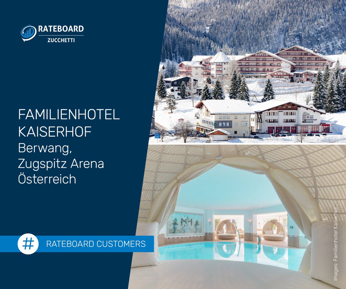 🥁 Wir freuen uns sehr, das Familienhotel Kaiserhof in Berwang, Tiroler Zugspitz Arena, als neuen Partner bei RateBoard begrüßen zu dürfen! 🏔️ Auf eine gute Zusammenarbeit und viele spannende Projekte! 💪 🥂

#Neukunde #Familienhotel #hotellove #Tirol #Zusammenarbeit #bezucchetti