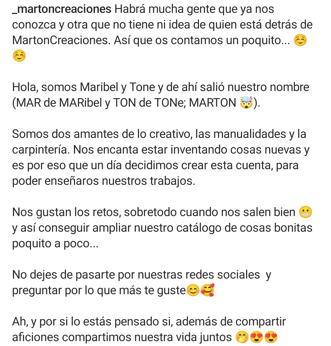 Nos presentamos👋🏻☺️