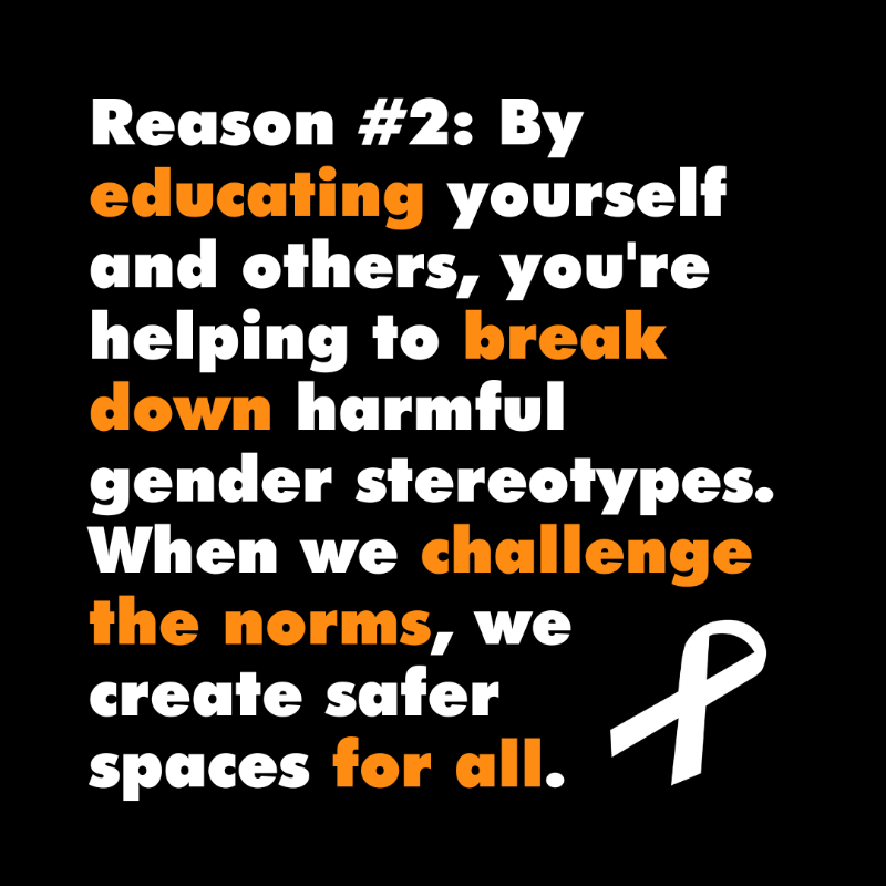 🫵 It’s so important for YOU to take action, starting this White Ribbon Day.

Reason #2 ⤵️

#ItStartswithMen  #WhiteRibbonUK