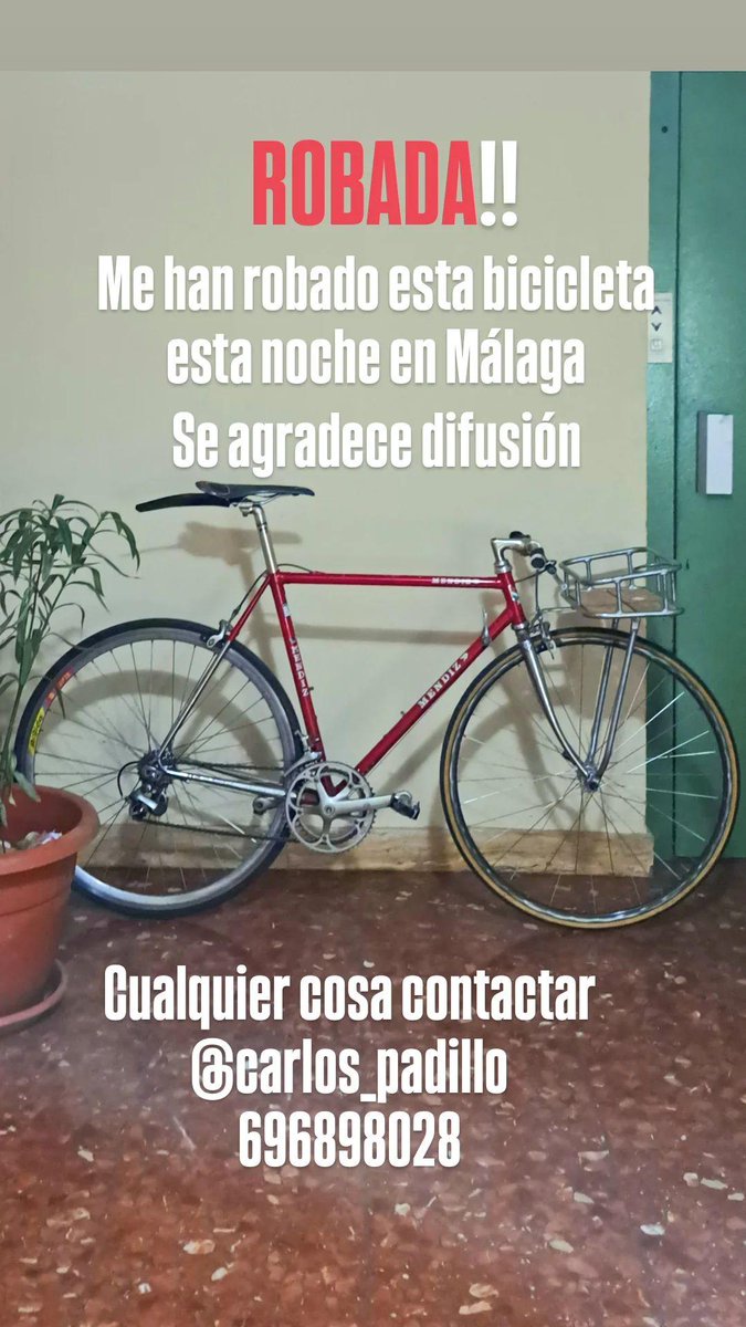 Agradezco difusión, ha sido en Málaga