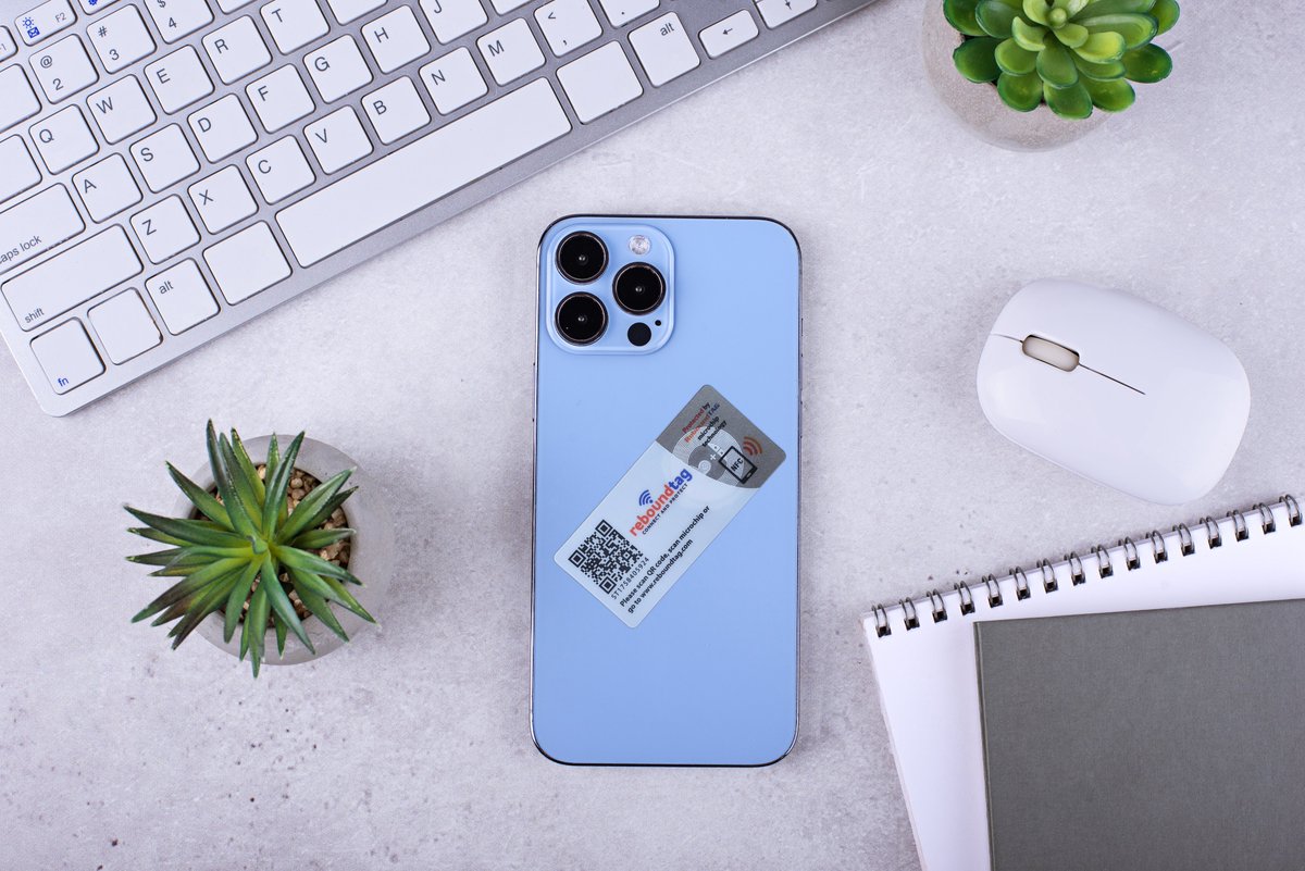 ReboundTAG's tweet photo. With the ReboundTAG microchip sticker, you can protect your phone, laptop, tablet and more! https://t.co/guvSBWjNXn