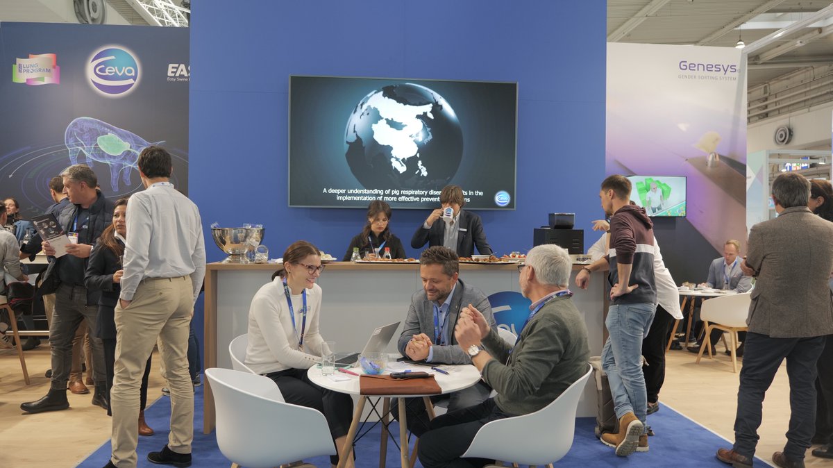 🚀 Thank you for making <a href="/EuroTier/">EuroTier</a> 2024 a remarkable success! 🐷🐔
We had an incredible experience connecting with partners, customers, and industry leaders. It was a pleasure to showcase Ceva’s latest innovations in swine and poultry health. 

#EuroTier2024 #AnimalHealth