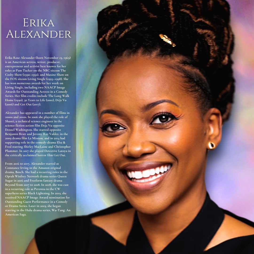 blackkudos's tweet photo. Happy birthday to Erika Alexander.  
https://t.co/IIOV399LxB https://t.co/QAwmHwnK2a