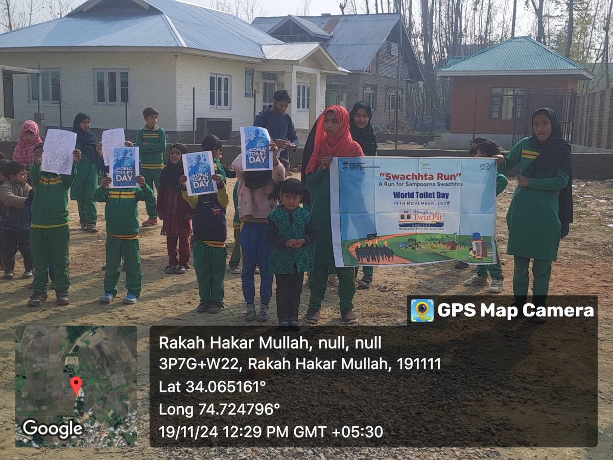 #WorldToiletDay2024  World toilet day being celebrated at various blocks of District Budgam Enthusiastically. <a href="/DC_Budgam/">Deputy Commissioner Budgam</a> <a href="/mission_sbm/">SBM-G, Jammu and Kashmir</a> <a href="/KashmirRdd/">Director RDD Kashmir</a> <a href="/ACD_BUDGAM_RDD/">ACD BUDGAM RDD</a>