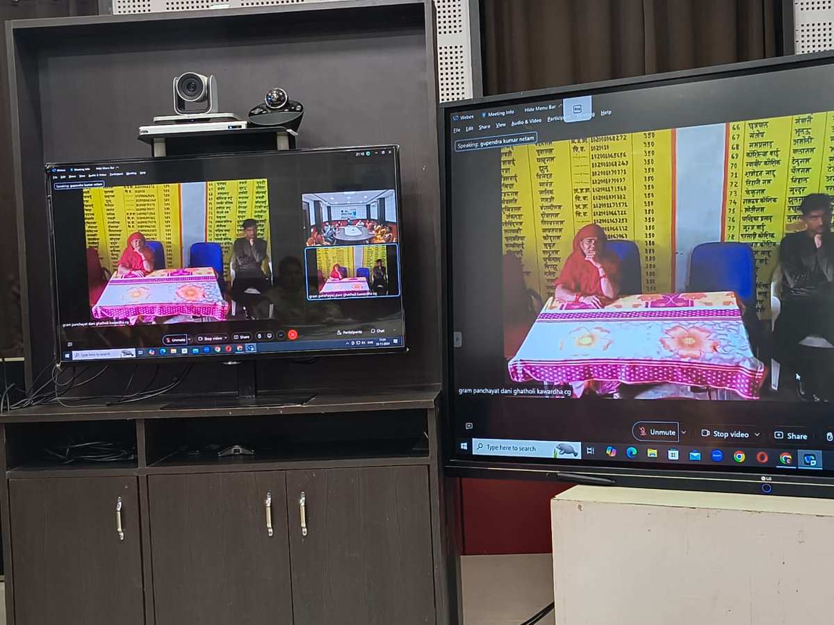 RChaudhur7428's tweet photo. Dantewada district participated in the inauguration of World Toilet Day through video conferencing, where the Sarpanch of Niyad Nelannar Panchayat engaged in a discussion with the Honorable DY. CM  about the usage of toilets .#ToiletsForDignity
@SBM CHHATTISGARH @UNICEFINDIA https://t.co/Kc7kCklnEE