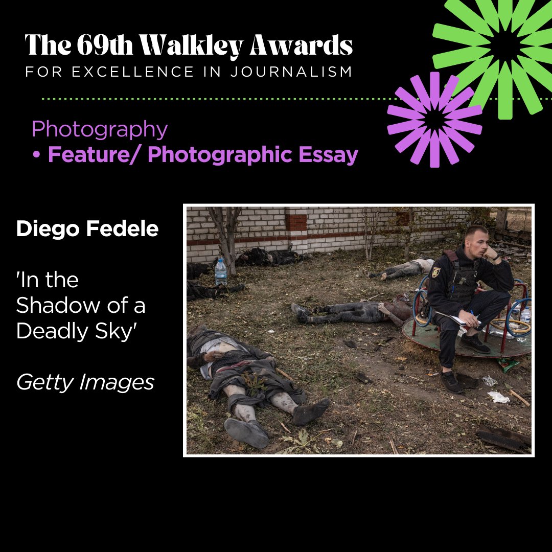 The winner for Feature/Photographic Essay is: <a href="/Diego_Fedele_/">Diego Fedele</a>, <a href="/GettyImages/">Getty Images</a>. #walkleys