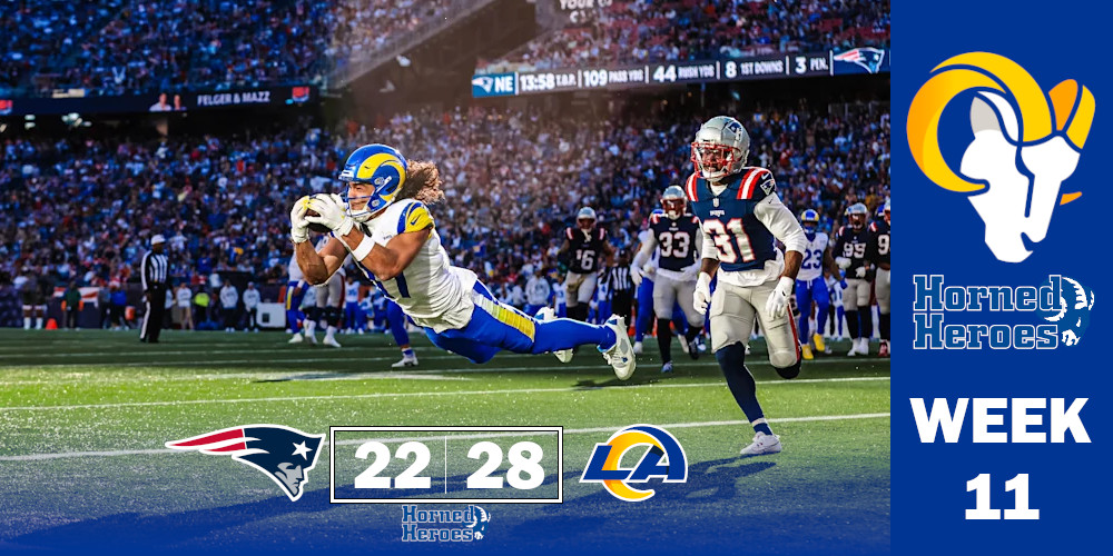 I Los Angeles Rams, dopo la sconfitta con Miami, restano nella AFC East e viaggiano fino a Foxboro per affrontare i New England Patriots, con i quali la serie storica è molto più equilibrata rispetto a quella con Miami
hornedheroes.huddle.org/2024/11/19/non…