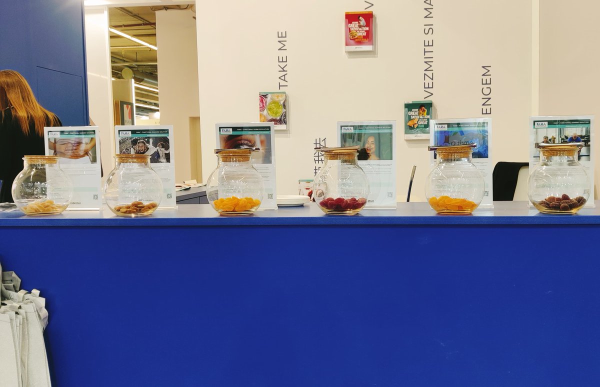 faravelligroup's tweet image. Have you tried the new FARA Functional Gummies by our #faracustomizedfunctionalsolutions team?
7 varieties, each with unique benefits!
Come visit us at #FiEurope stand 4.1F50 to discover more.
Bis bald!
#greatsatisfaction