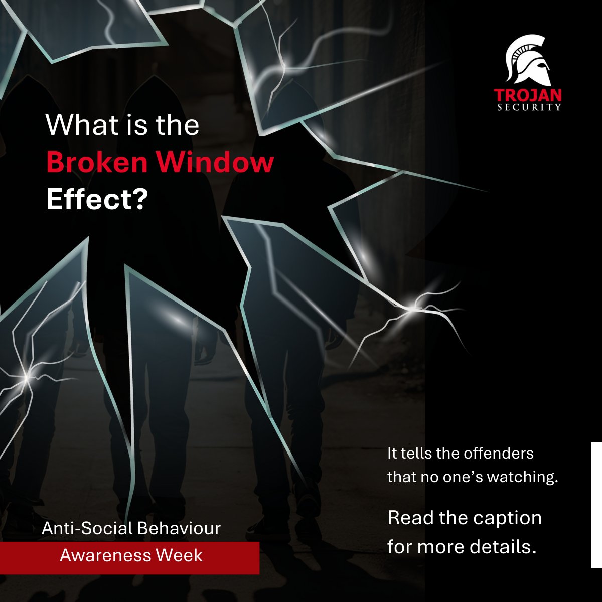 TrojanLondon's tweet image. A seemingly minor issue, like a broken window or scattered litter, can create a sense of disorder &amp;amp; apathy, causing further neglect or even criminal behaviour.

If small problems are left unaddressed, they can spiral into larger issues, creating the #BrokenWindowEffect.
👇🏻