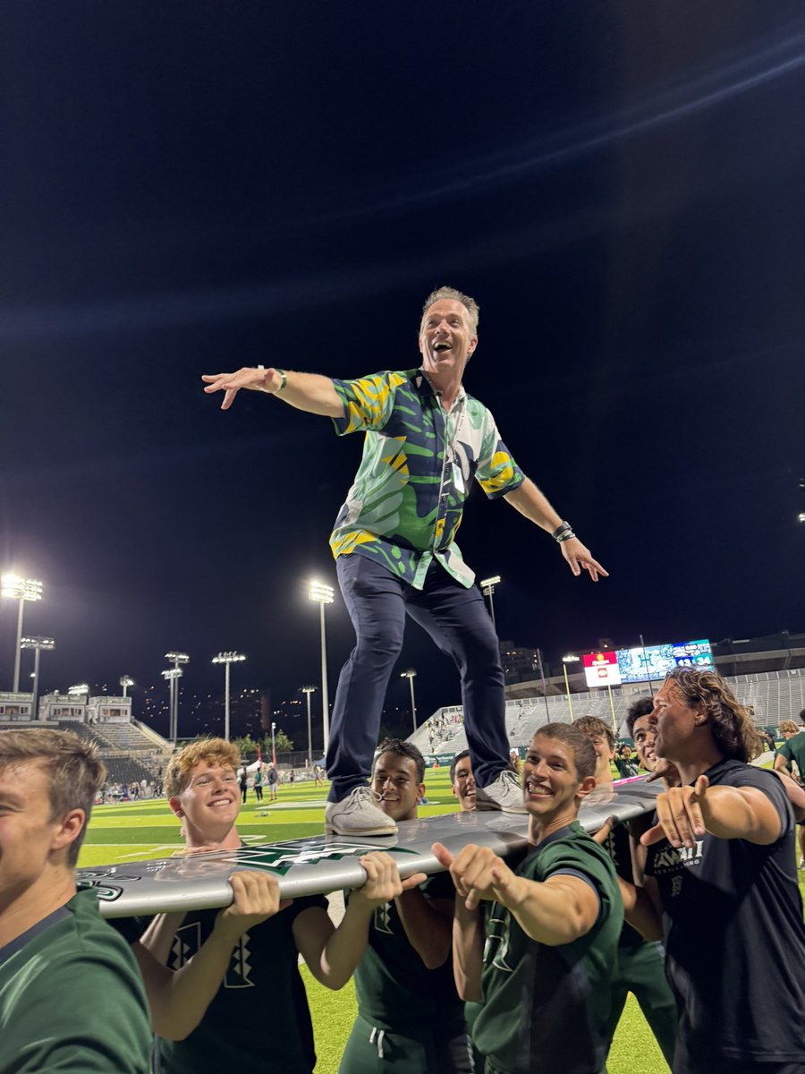 Let’s continue to ride the wave of success that <a href="/cwangelos/">Craig Angelos</a> has given to UH sports.  As a lifetime UH sports fan, he has given me hope that future generations can enjoy what we experienced growing up and take pride in supporting our state’s team. Go Bows!