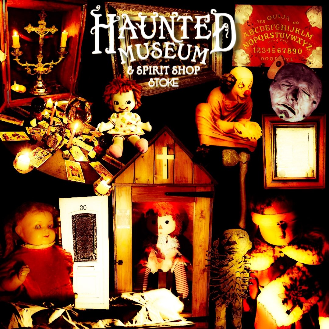Journey into the unknown of the macarbe &amp; dark history of the paranormal around our Museum with a collection of 500 haunted case file artefacts &amp; relics from around the world &amp; from some of the worlds most haunted locations.
Your ghostly guides await! Inbox the FB page to book.