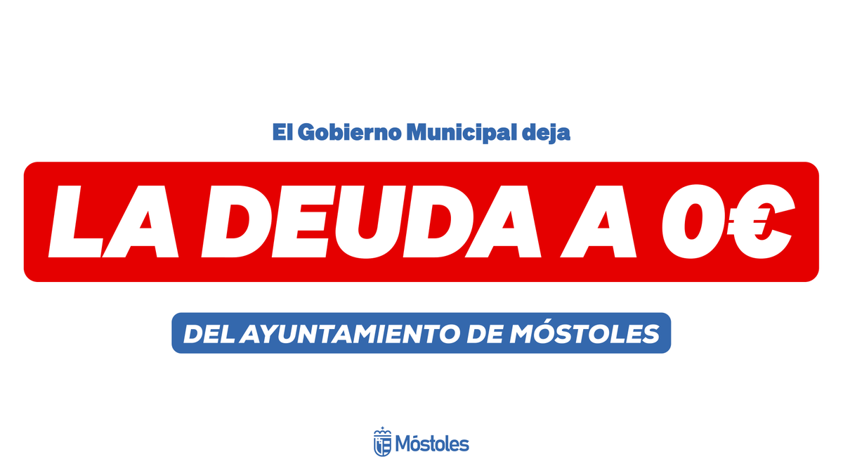 ❗️ El Ayuntamiento de Móstoles aprueba en pleno la amortización anticipada de la totalidad de su deuda financiera.

📉 De este modo, el Consistorio cancelará los préstamos que tiene suscritos con entidades de crédito. Desde junio de 2023, se han amortizado 40 millones de deuda.