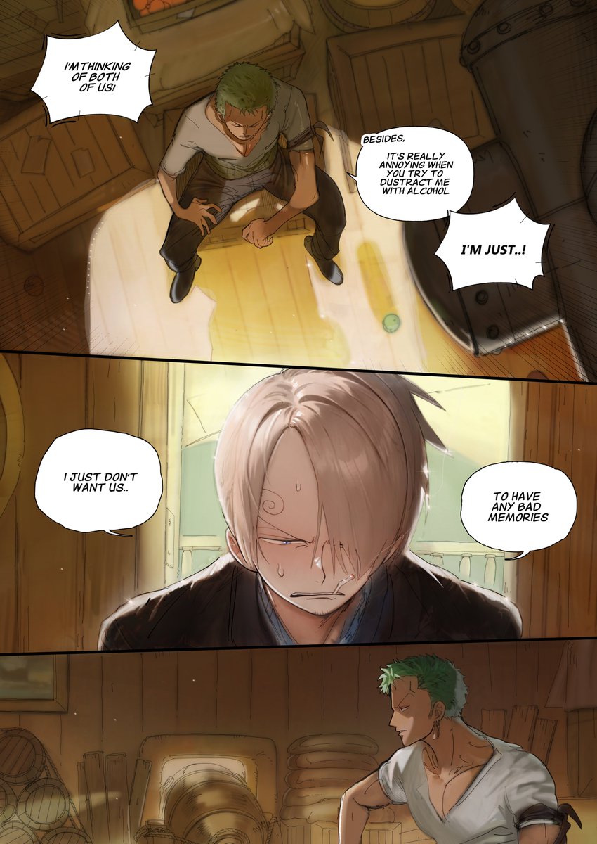 OLU_1132's tweet photo. The Deal &amp; The Meal (All 59P)   

P13-P15

#ゾロサン #zosan https://t.co/AhvLuF7j8T