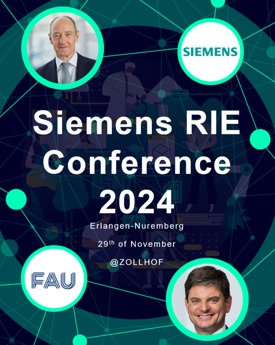 FAU Erlangen-Nbg (@unifau) on Twitter photo Let's build bridges between industry and university perspectives at the Siemens RIE Conference 2024 🤝
Gain valuable insights from key representatives including <a href="/Hornegger/">Joachim Hornegger</a> and <a href="/BuschRo/">Roland Busch</a> 💡
⏰Zollhof, Nuremberg
📌November 29, 9:30am
More information: rie.fau.de/siemens-rie-co… Let's build bridges between industry and university perspectives at the Siemens RIE Conference 2024 🤝
Gain valuable insights from key representatives including <a href="/Hornegger/">Joachim Hornegger</a> and <a href="/BuschRo/">Roland Busch</a> 💡
⏰Zollhof, Nuremberg
📌November 29, 9:30am
More information: rie.fau.de/siemens-rie-co…