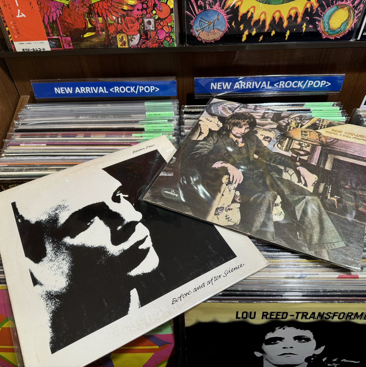 towervinyl's tweet photo. 【中古品入荷情報🔆 】
ROCK中心にUK盤を投入しました!🇬🇧
お買い求め求めやすいものからレア盤まで幅広く人気タイトルを取り揃えております~😌
新着コーナーを是非チェックしに来てください!
#nico #felt #brianeno #rodstewart #ledzeppelin #doctorfeelgood https://t.co/VQFLXe1eon