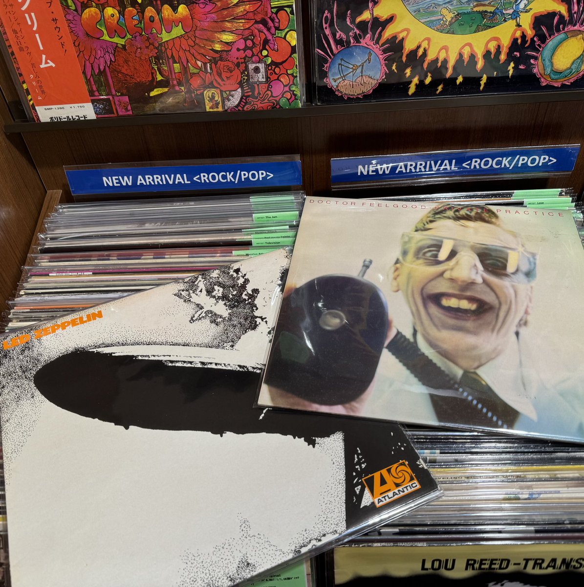towervinyl's tweet photo. 【中古品入荷情報🔆 】
ROCK中心にUK盤を投入しました!🇬🇧
お買い求め求めやすいものからレア盤まで幅広く人気タイトルを取り揃えております~😌
新着コーナーを是非チェックしに来てください!
#nico #felt #brianeno #rodstewart #ledzeppelin #doctorfeelgood https://t.co/VQFLXe1eon