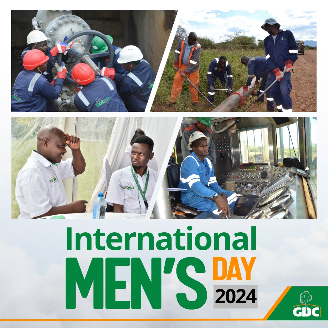 GDCKenya's tweet photo. Today, we celebrate the incredible men of #TeamGDC who are driving green energy innovation in Kenya! #InternationalMensDay #GeothermalDevelopment https://t.co/awFq2LfLVV