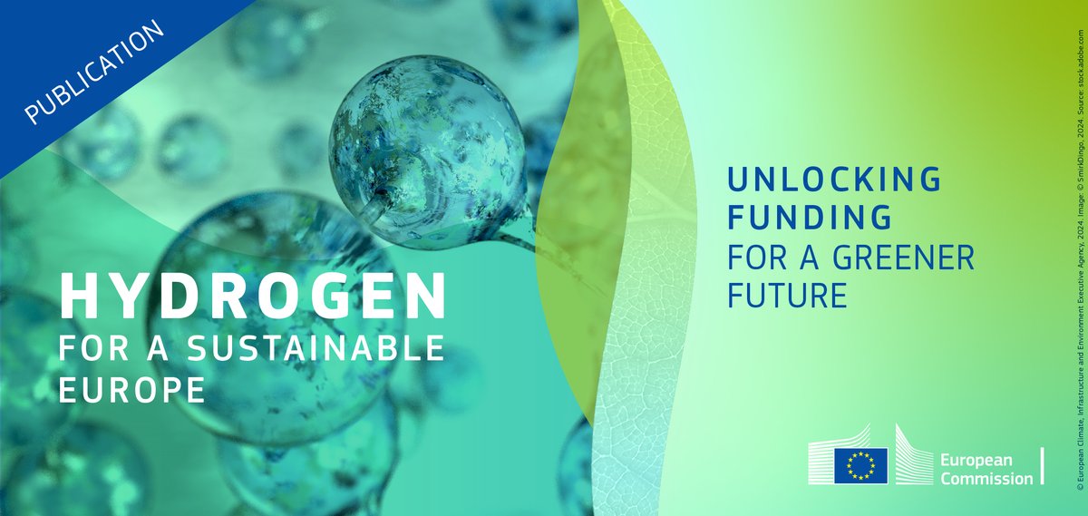 🆕Publication!

What are the #EUfunding opportunities in #hydrogen?

Discover the EU programmes and some of the real-project stories driving Europe's green transition.

🔖cinea.ec.europa.eu/publications/h…

#EUH2Week #InnovationFund #CEF #HorizonEU #Climate #Transport #Energy