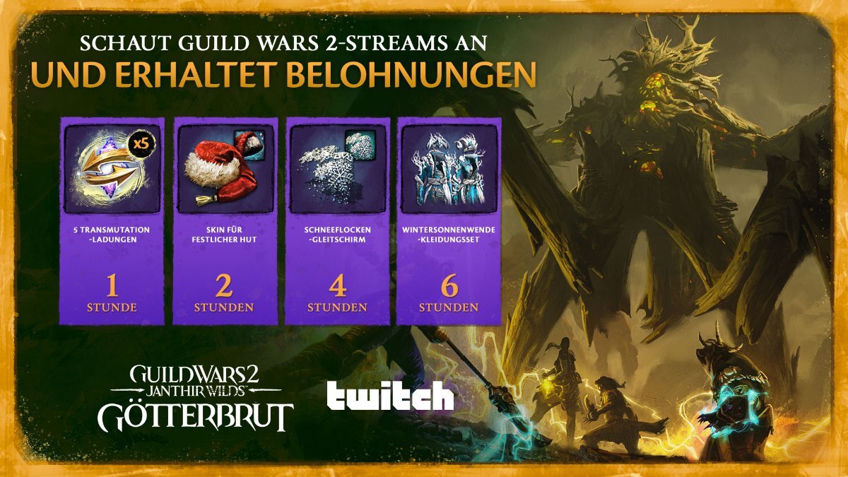 Werbung) Wir schauen heute ab 18 Uhr live auf Twitch in das neue Update Götterbrut von Guild Wars 2 rein, und Twitch Drops gibts auch 😊Hier gehts zu einem der besten MMOs aller Zeiten: wehy.pe/t/21/entenburg