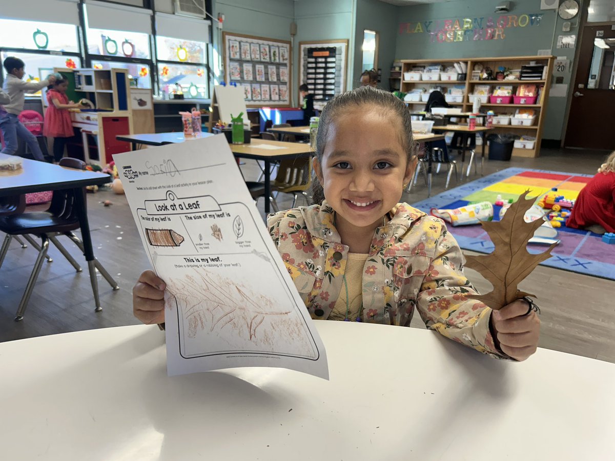 We went on a leaf hunt today! 🍂🍁We used magnifying glasses and looked closely at our leaves. Then we identified our leaf’s color and size. Finally we did a leaf rubbing! 🤎  <a href="/HowellRoadVS13/">Howell Road Elementary School</a> <a href="/VS13UFSD/">ValleyStream13UFSD</a>